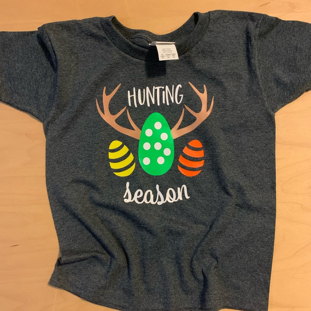 Toddlers Easter Shirt - Hunting Season